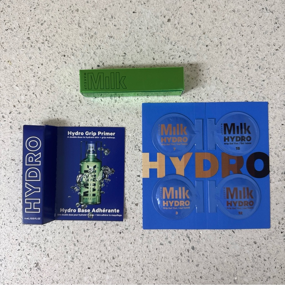 Milk Make Up Travel Volume Mascara | Hydro Grip Primer | Make Up Sample Kit Lot